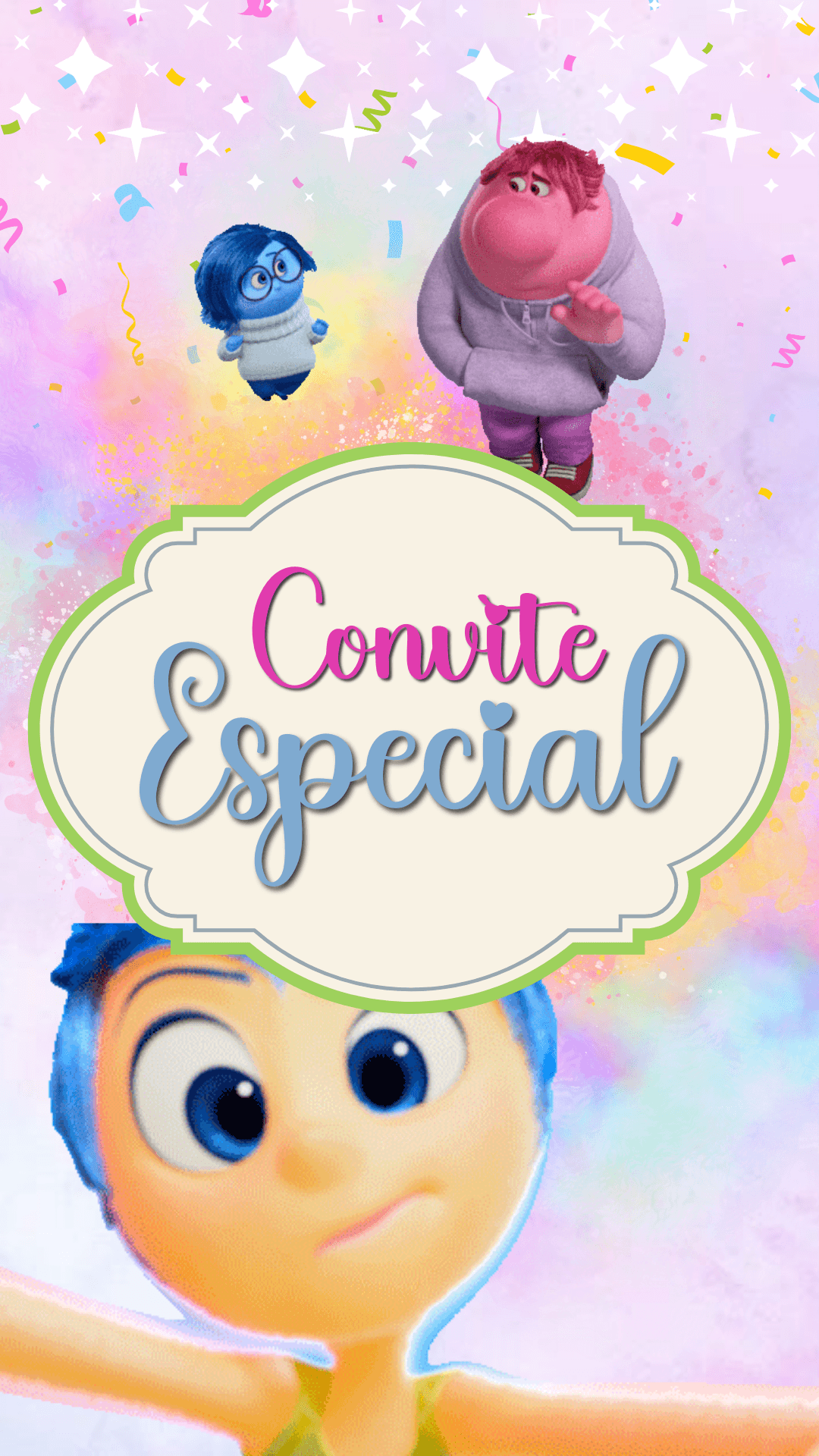 Convite Divertida-Mente 2