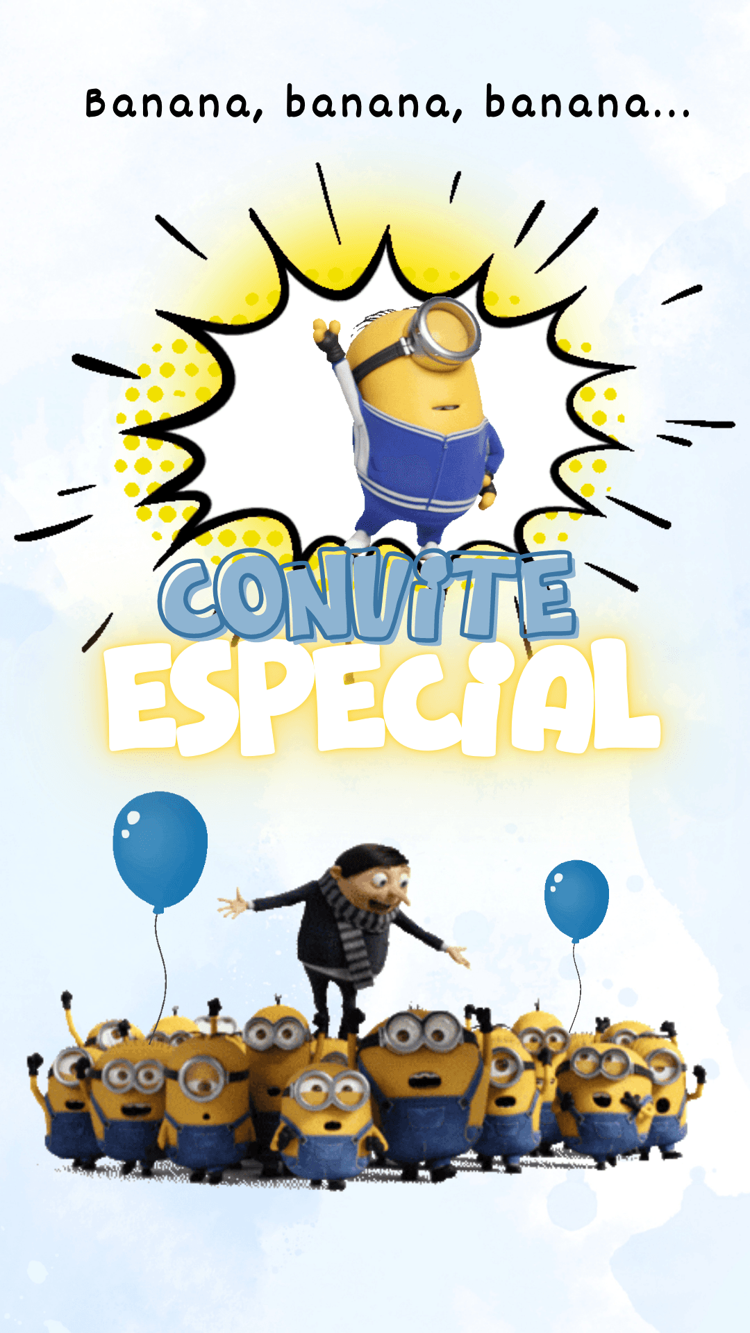 Convite Minions
